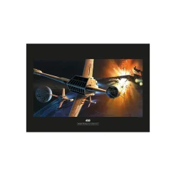 Wandbild Star Wars Classic Endor Orbit War 70x50 cm ^ Komar Clearance
