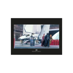 Wandbild Star Wars Classic Death Star Shuttle Dock 70x50 cm ^ Komar Hot