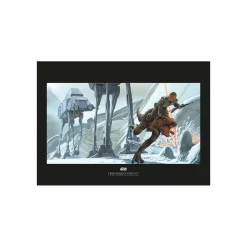 Wandbild Star Wars Classic Hoth Battle Ground 70x50 cm ^ Komar New