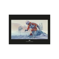 Wandbild Star Wars Classic Hoth Battle Pilot 70x50 cm ^ Komar Outlet