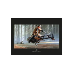 Wandbild Star Wars Classic Endor Speeder 50x40 cm ^ Komar New