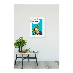 Wandbild Star Wars Classic Comic Quote Droids 40x50 cm ^ Komar Online