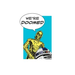 Wandbild Star Wars Classic Comic Quote Droids 40x50 cm ^ Komar Online