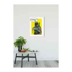 Wandbild Star Wars Classic Comic Quote Boba_Fett 40x50 cm ^ Komar Discount