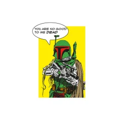 Wandbild Star Wars Classic Comic Quote Boba_Fett 40x50 cm ^ Komar Discount