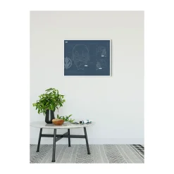 Wandbild Star Wars EP9 Blueprint Kylo Helmet 50x40 cm ^ Komar