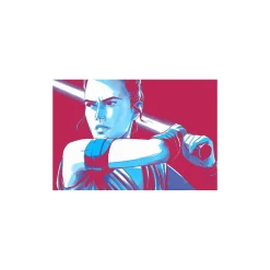 Wandbild Star Wars Faces Rey 70x50 cm ^ Komar Hot