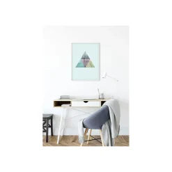 Wandbild Triangles Top Blue 50x70 cm ^ Komar