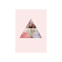 Wandbild Triangles Top Red 50x70 cm ^ Komar Clearance