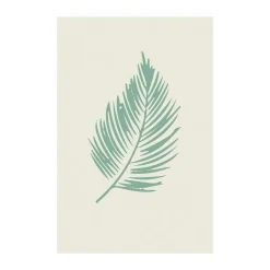 Wandbild Winter Tropics Black Panther Palm Leaf 40x50 cm ^ Komar New