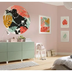 Wandbild Winter Tropics Black Panther Monstera 40x50 cm ^ Komar Sale