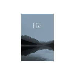 Wandbild Word Lake Hush Steel 50x70 cm ^ Komar Sale