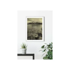 Wandbild Word Lake Silence Sand 50x70 cm ^ Komar Best