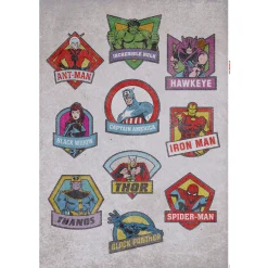 Wandtattoo Avengers Classic Badges 50x70 cm ^ Komar Clearance
