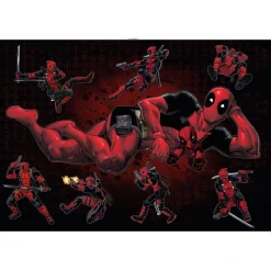 Wandtattoo Deadpool Posing 100x70 cm ^ Komar