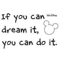 Wandtattoo Disney You can do it 50x70 cm ^ Komar