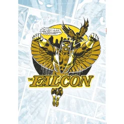 Wandtattoo Falcon Gold Comic Classic 50x70 cm ^ Komar Clearance
