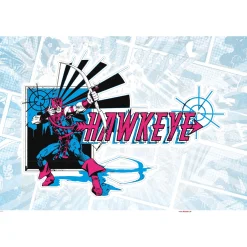 Wandtattoo Hawkeye Comic Classic 50x70 cm ^ Komar Best