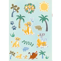 Wandtattoo Lion King Palmtrees 50x70 cm ^ Komar Sale