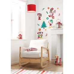 Wandtattoo Mickey Christmas Presents 50x70 cm ^ Komar Best