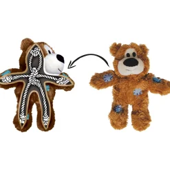Kong HSZ Wild Knots Bear M/Lm. Squeaker Polyester Baumwolle ^ Hot