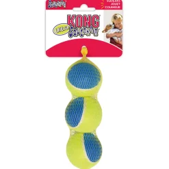 KONG Hundespielzeug Squeakair Ultra Balls Durchmesser 7 cm 3 Stück ^ Best