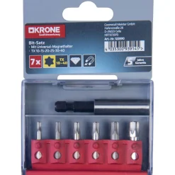 Bit-Set Torx 7-teilig ^ Krone Online