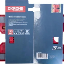 Pfostenwasserwaage 13,5 cm ^ Krone Clearance
