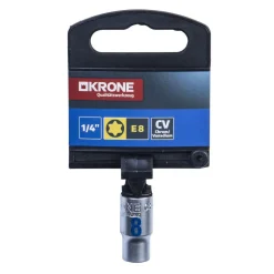 Steckschlüssel 1/4 Zoll TX E8 ^ Krone Outlet