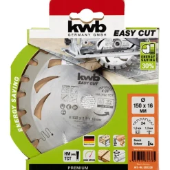 Dünnschnitt-Kreissägeblatt Easy Cut Durchmesser 150 mm ^ kwb Clearance