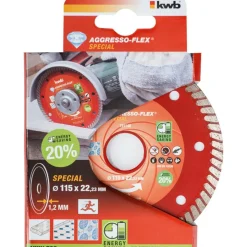 Dünntrennscheibe Aggreso-Flex Diamant Durchmesser 115 mm ^ kwb Discount