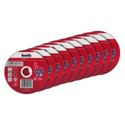 Expert Inox-Gewebetrennscheiben-Set für Metall gerade extradünn 10-tlg. Ø 115 x 1 mm ^ kwb Discount