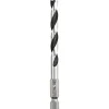 Holzspiralbohrer mit Sechskantaufnahme 1/4" Durchmesser 4 mm ^ kwb Discount
