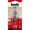Holzspiralbohrer-Set mit Aufstecksenker und Tiefenstop 3 teilig Durchmesser 3 mm ^ kwb Best