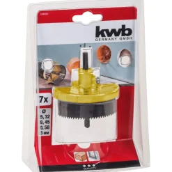 Mehrkranzlochsäge 7 teilig ^ kwb Sale
