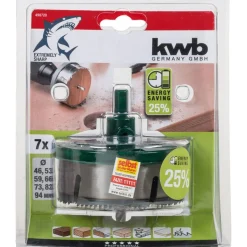 Mehrkranzlochsäge 7 teilig ^ kwb Hot