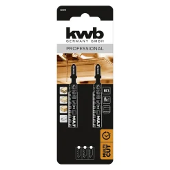 Multicut HCS-Stichsägeblätter mit T-Schaft für Holz 2-tlg. 117 mm ^ kwb