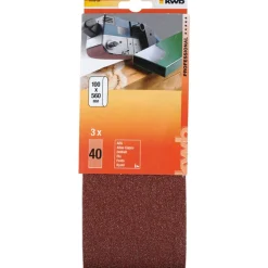 Schleifbänder Holz und Metall 100 x 560 mm K40 ^ kwb Sale