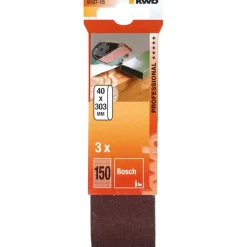 Schleifbänder Holz und Metall 40 x 303 mm K150 ^ kwb New