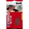 Schleifdreiecke Quick Stick Holz und Metall 107 x 175 mm K120 ^ kwb Hot