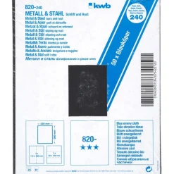 Schleifgewebe Metall und Stahl Blauköper 230 x 280 mm K240 ^ kwb Outlet
