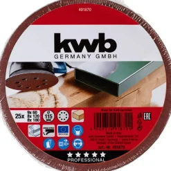 Schleifscheiben Quick-Stick Holz und Metall Durchmesser 115 mm ^ kwb Online