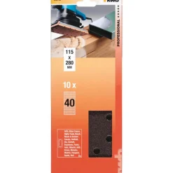 Schleifstreifen Holz und Metall 115 x 280 mm K40 ^ kwb Discount