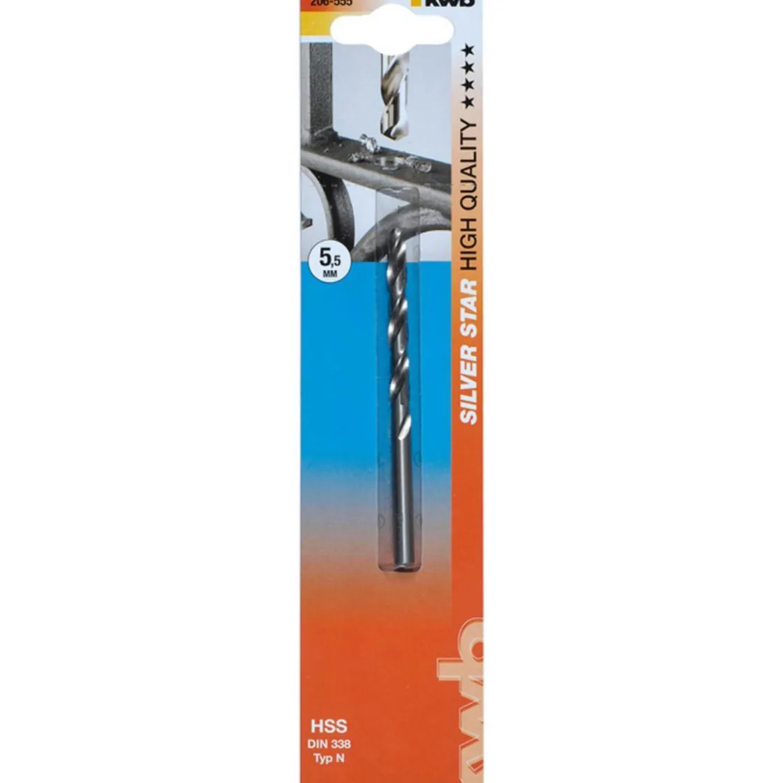 Spiralbohrer Silver Star Durchmesser 5,5 mm ^ kwb Hot