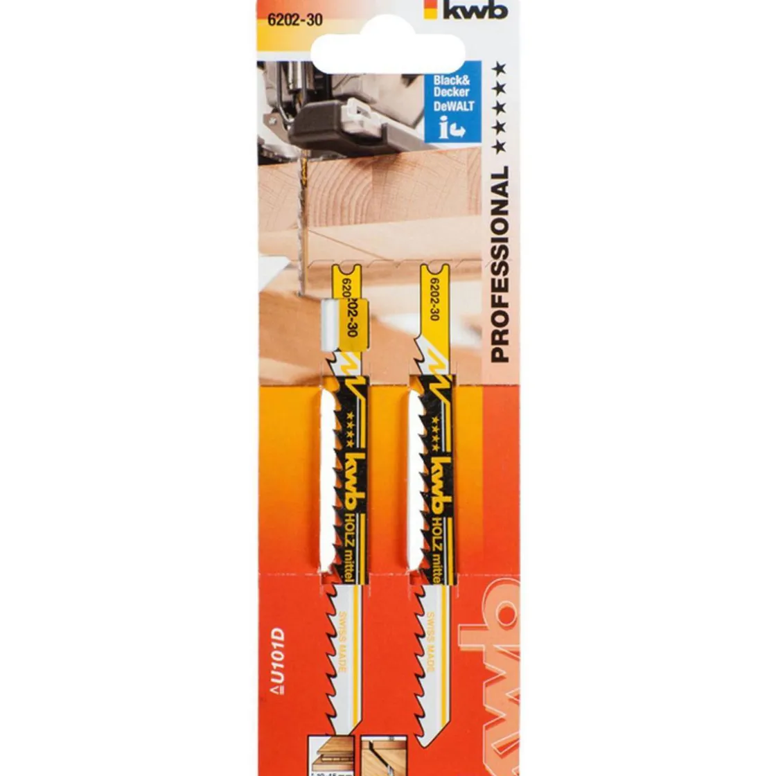 Stichsägeblätter Holzbearbeitung mittel S30 ^ kwb Sale