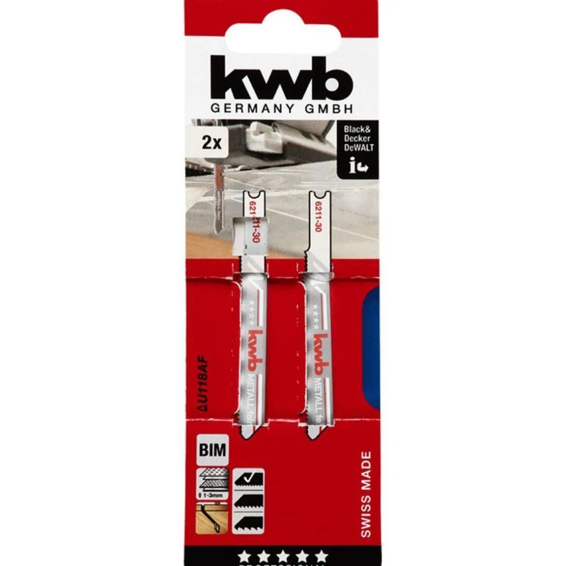 Stichsägeblätter Metallbearbeitung fein S30 ^ kwb Sale
