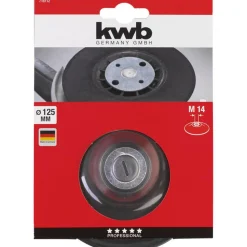 Stützteller für Winkelschleifer Durchmesser 125 mm ^ kwb Discount