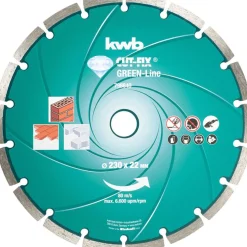 Trennscheiben Diamant Cut-Fix Green-Line Durchmesser 230 mm ^ kwb Online