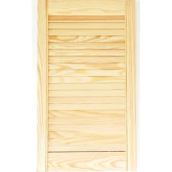 Lamellentür Kiefer natur 61,5 x 39,4 x 2 cm ^ New