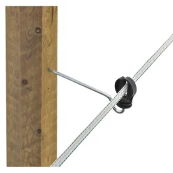Langstiel-Bandisolator 22 cm schwarz 10 Stück ^ Sale